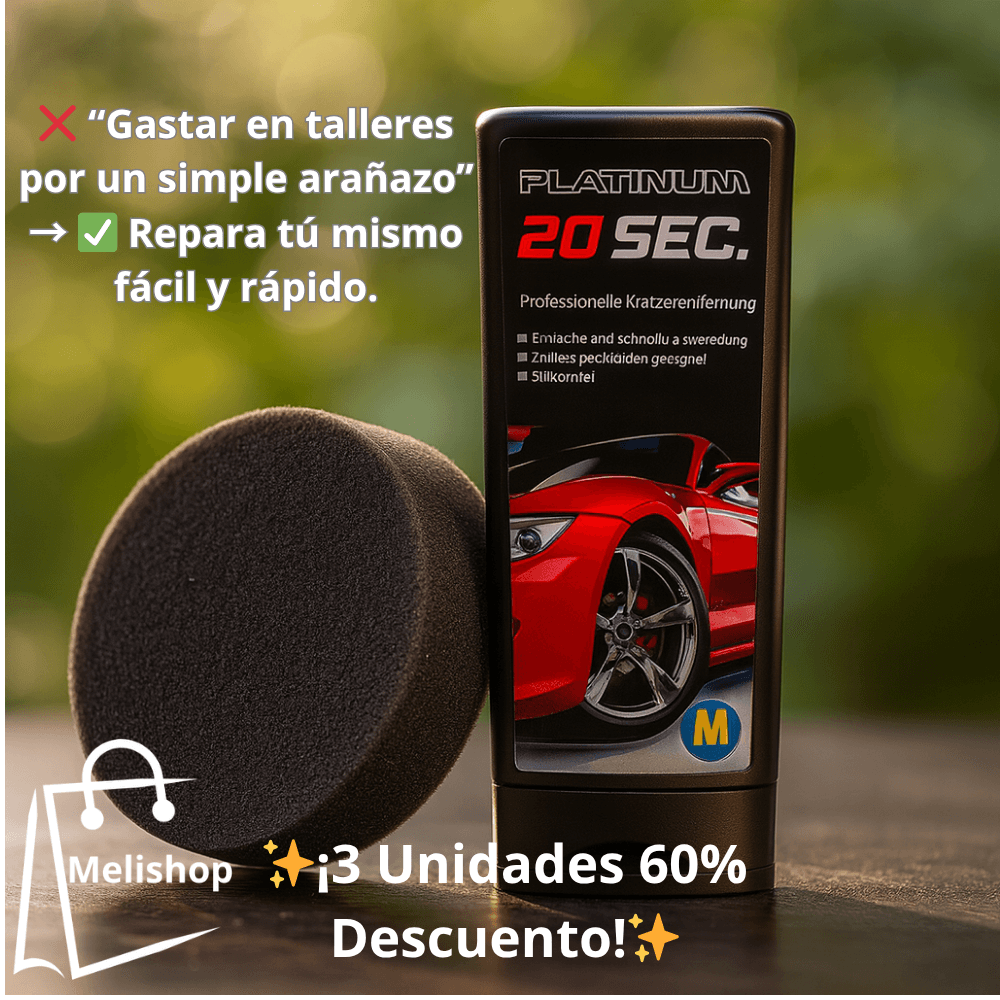 🔥Crema Reparadora De Rayones "Platinum 20 Seg." ✨¡ULTIMAS UNIDADES!✨