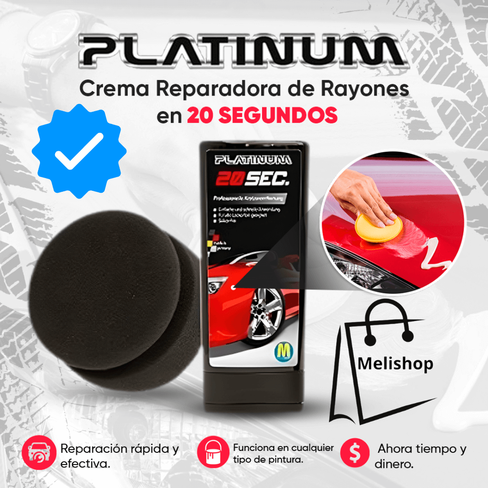 🔥Crema Reparadora De Rayones "Platinum 20 Seg." ✨¡ULTIMAS UNIDADES!✨