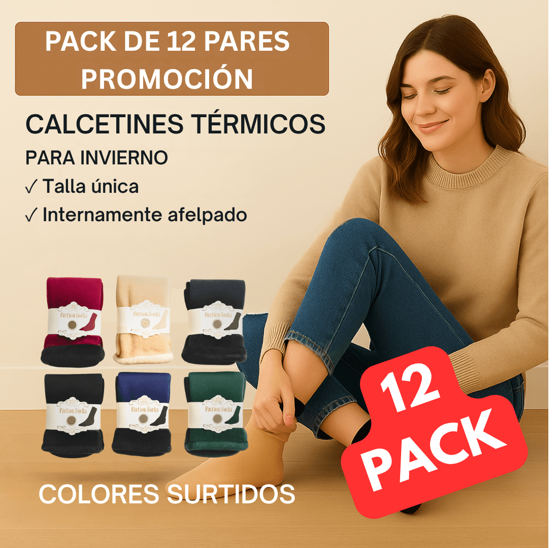 ❄️ No más pies fríos este invierno | Pack 12 térmicos 🔥