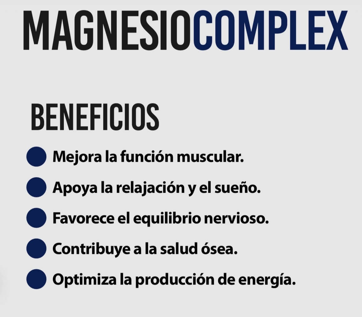 ✨¡LLEVA TU PACK 3 $ 39.990 MAGNESIO COMPLEX 1000MG 60 CAPS!✨
