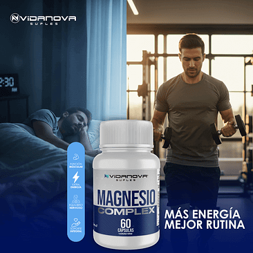 ✨¡LLEVA TU PACK 3 $ 39.990 MAGNESIO COMPLEX 1000MG 60 CAPS!✨
