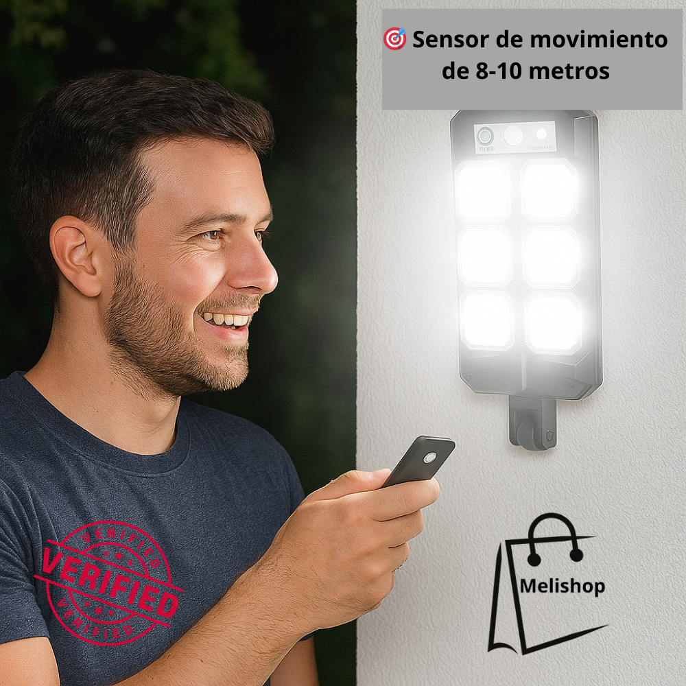CBK - SOLAR SENSOR LIGHT 6LED