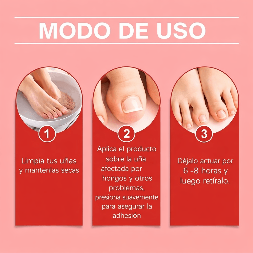 ¿Uñas dañadas, amarillas o con hongos? Recupera su apariencia mientras duermes con estos parches especializados.