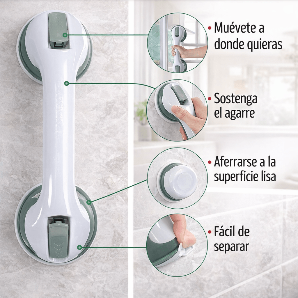 🔥Evita caídas peligrosas en el baño en segundos (2x1 HOY)🔥
