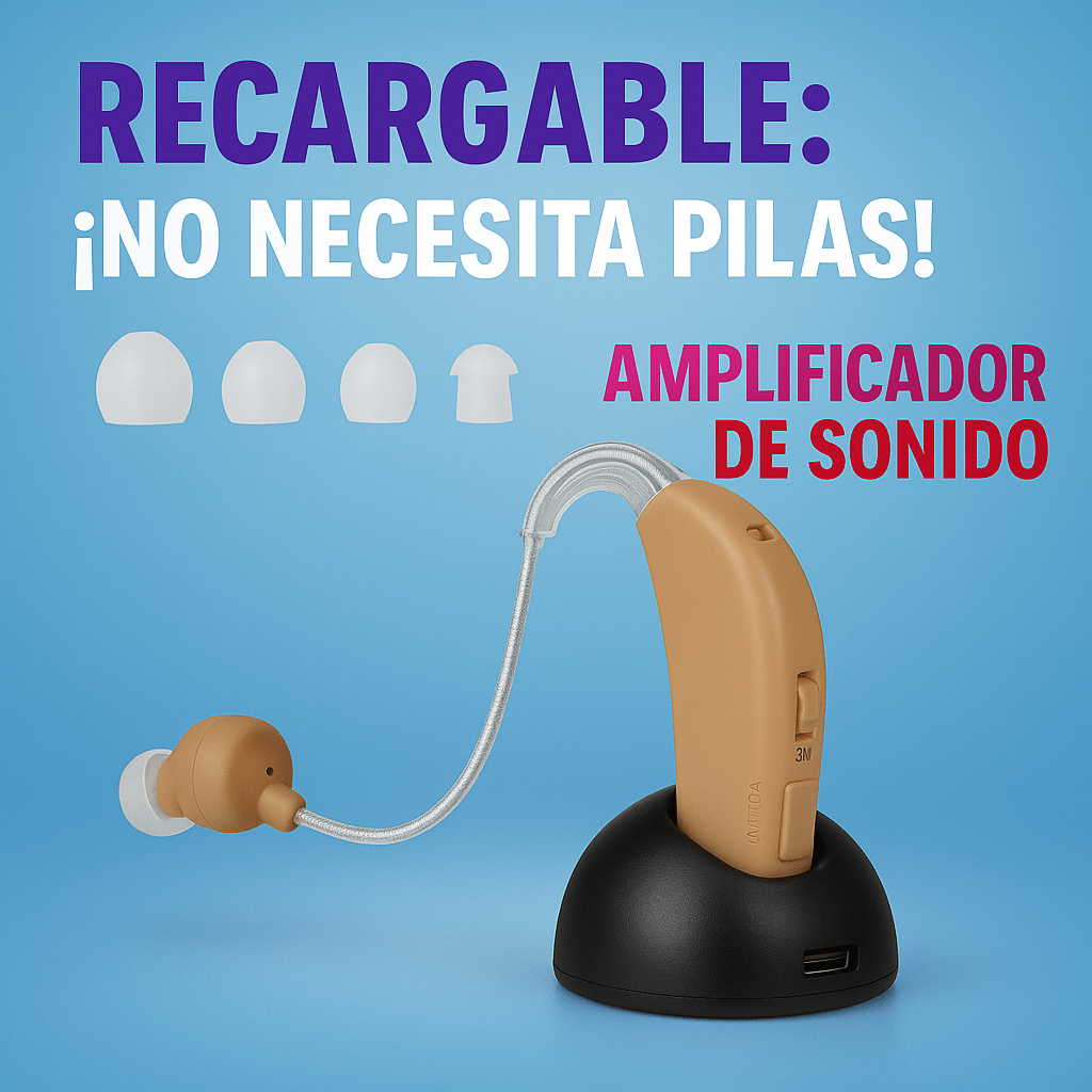 I - Audífono para la sordera - Recargable ✨¡OFERTA Ultimas Unidades!✨