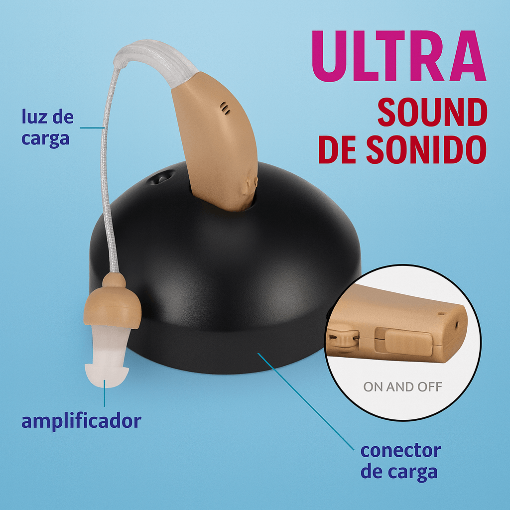 I - Audífono para la sordera - Recargable ✨¡OFERTA Ultimas Unidades!✨
