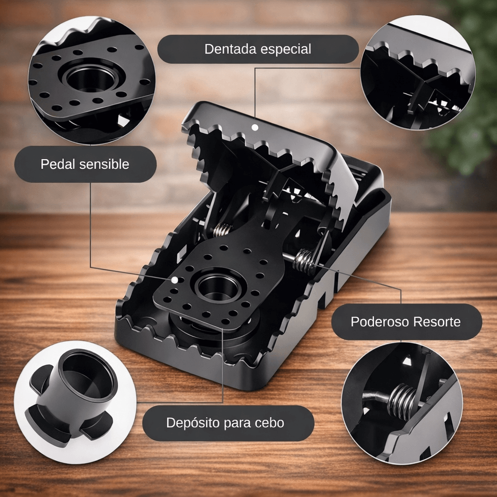 Trampa Para Ratones Segura Y Efectiva 🔥¡OFERTA X 5 SOLO $24.990!🔥