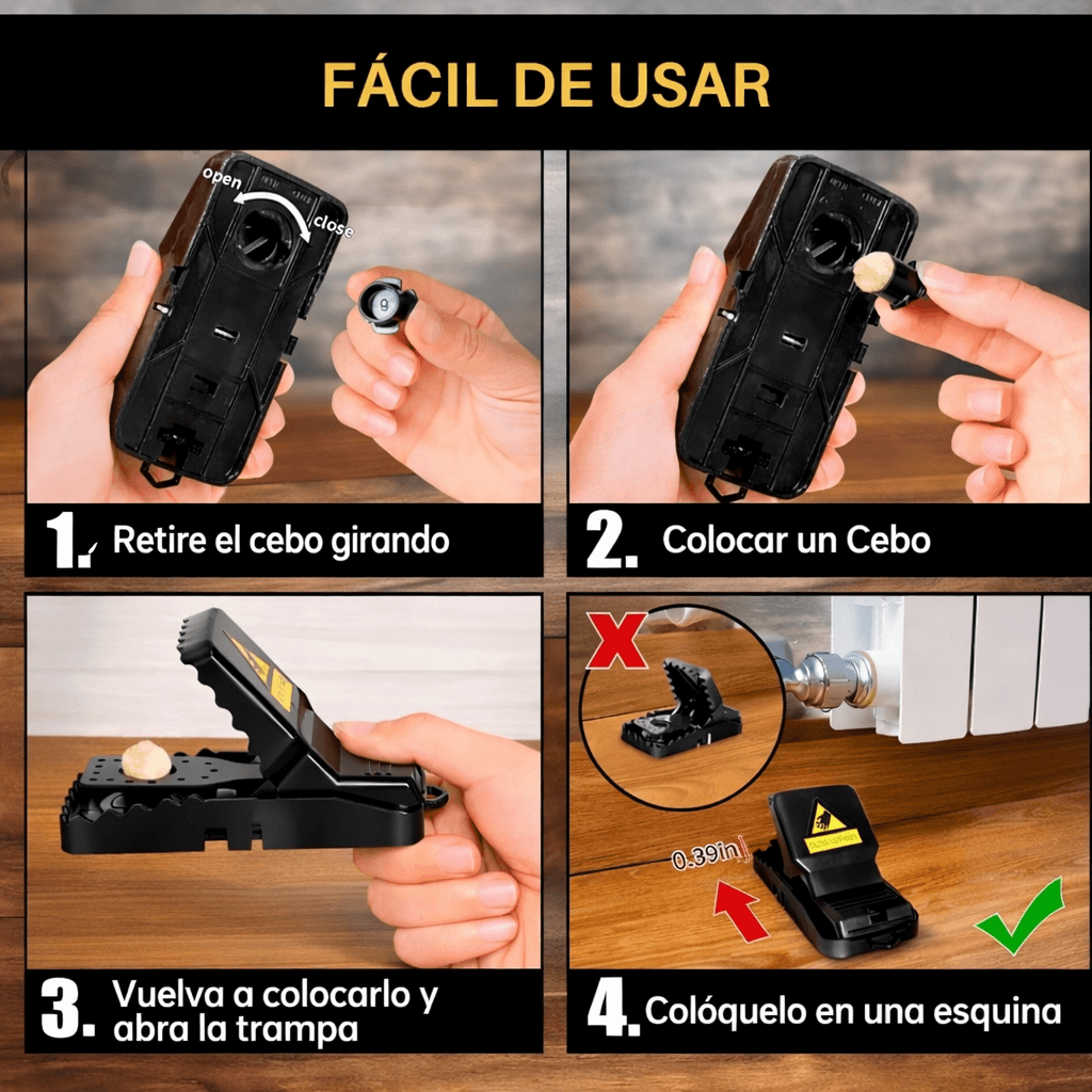 Trampa Para Ratones Segura Y Efectiva 🔥¡OFERTA X 5 SOLO $24.990!🔥