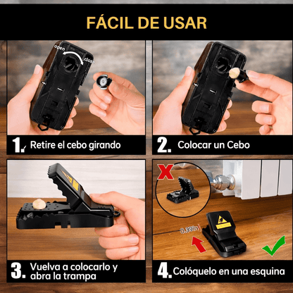 Trampa Para Ratones Segura Y Efectiva 🔥¡OFERTA X 5 SOLO $24.990!🔥
