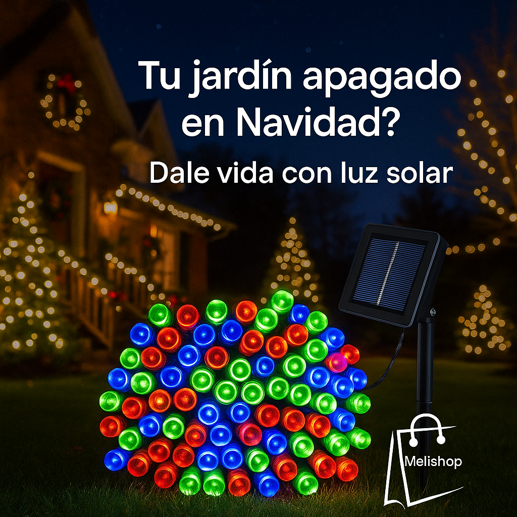 ✨Guirnaldas Solares MULTICOLOR ¡OFERTA 60% DESCUENTO ULTIMAS UNIDADES!✨