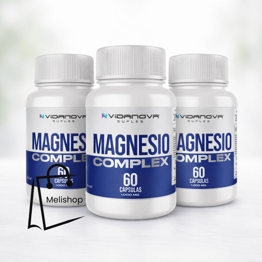 ✨¡LLEVA TU PACK 3 $ 39.990 MAGNESIO COMPLEX 1000MG 60 CAPS!✨