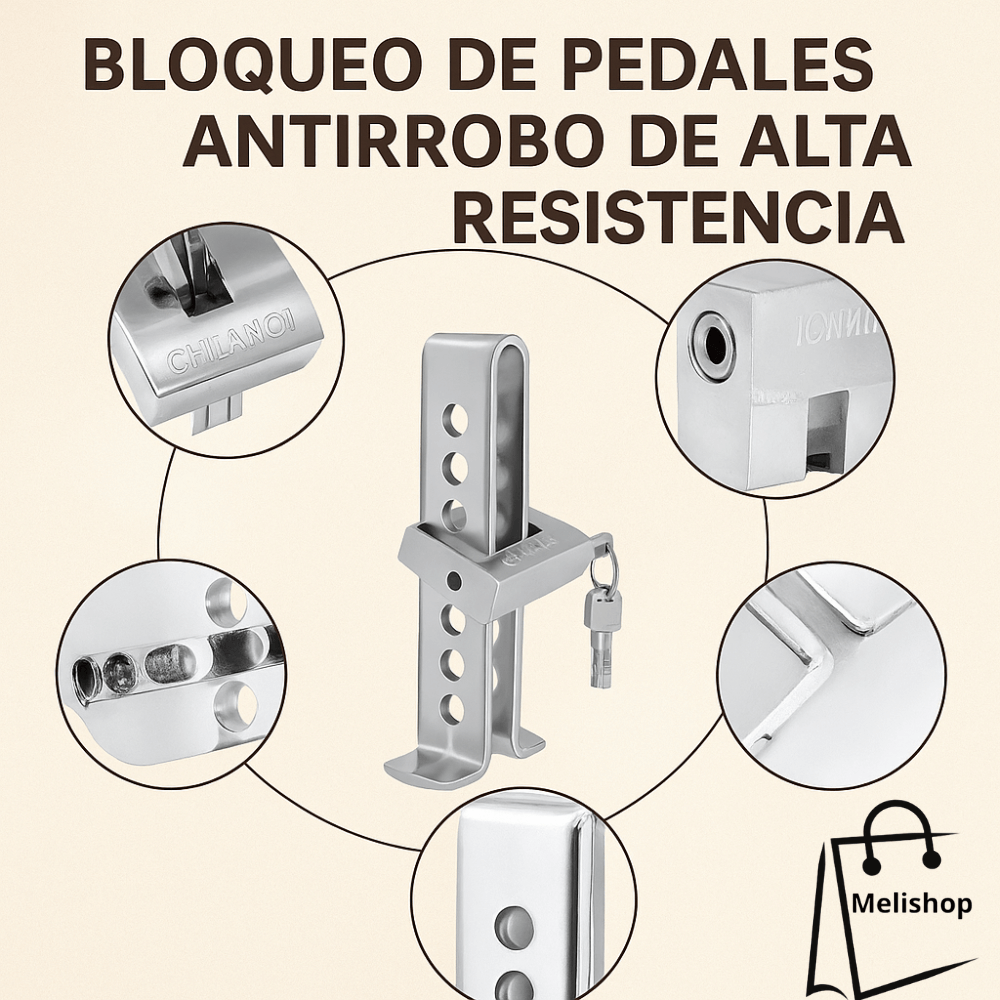 🚗 Protege tu Auto con Traba Pedal Antirrobo🔐 ✨¡OFERTA!✨