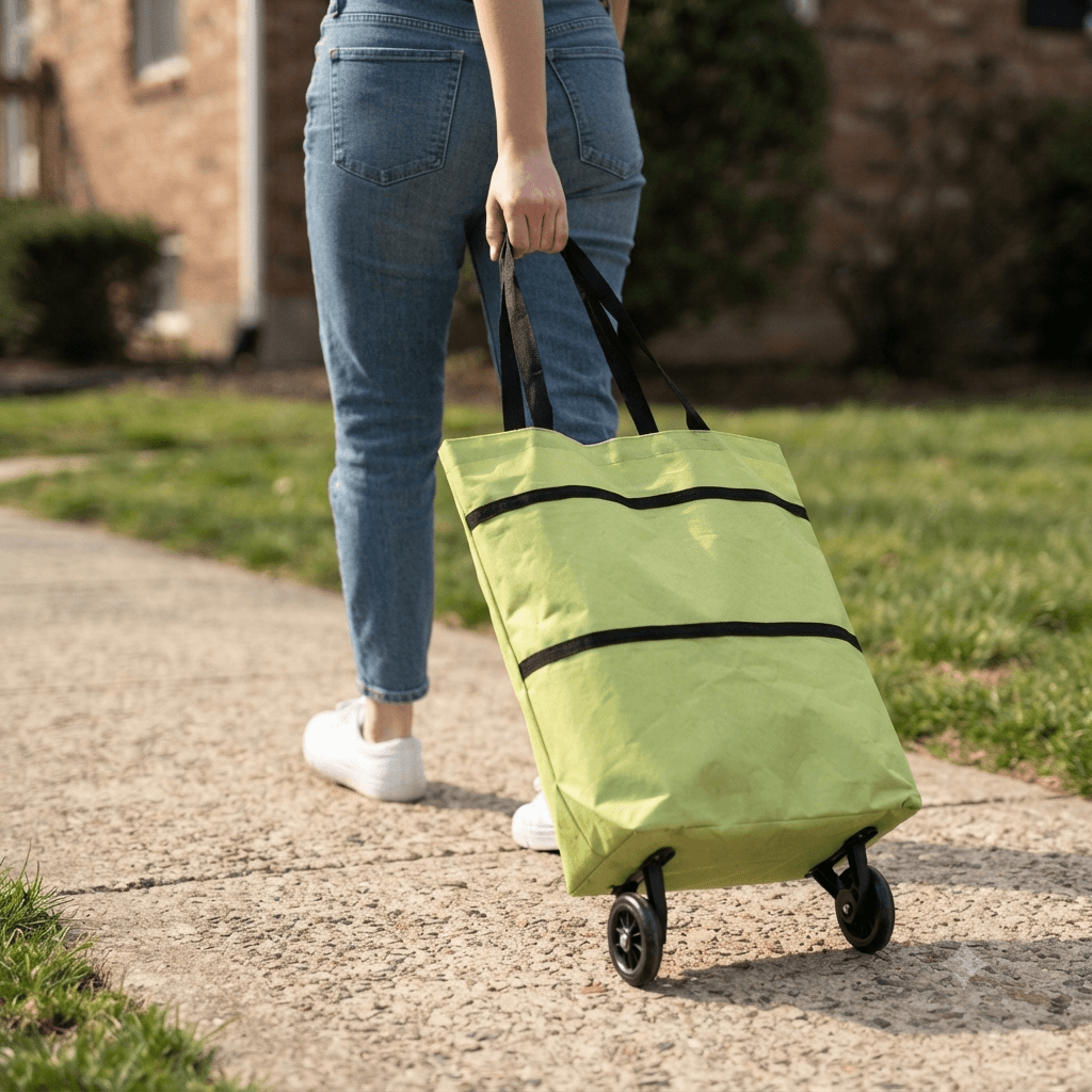 🔥Bolso 2 en 1 | De Cartera a Carrito de Compras con Ruedas  | solo por $21.990🔥