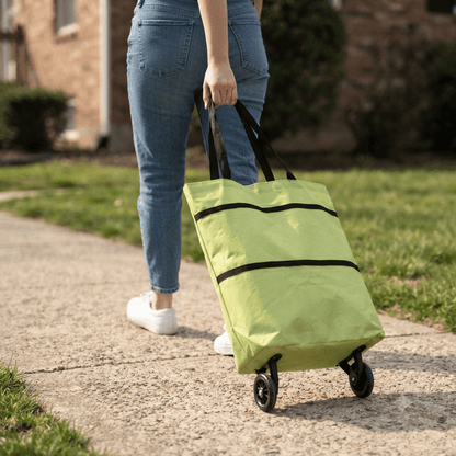 🔥Bolso 2 en 1 | De Cartera a Carrito de Compras con Ruedas  | solo por $21.990🔥
