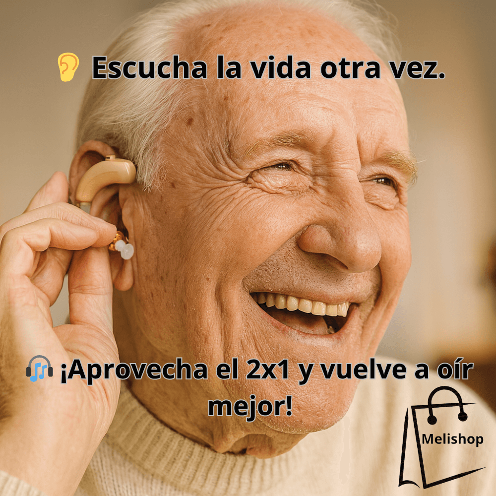 I - Audífono para la sordera MICRO-EAR - Recargable ✨¡OFERTA 2X1 DESCUENTO Ultimas Unidades!✨