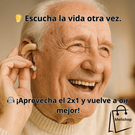 I - Audífono para la sordera MICRO-EAR - Recargable ✨¡OFERTA 2X1 DESCUENTO Ultimas Unidades!✨