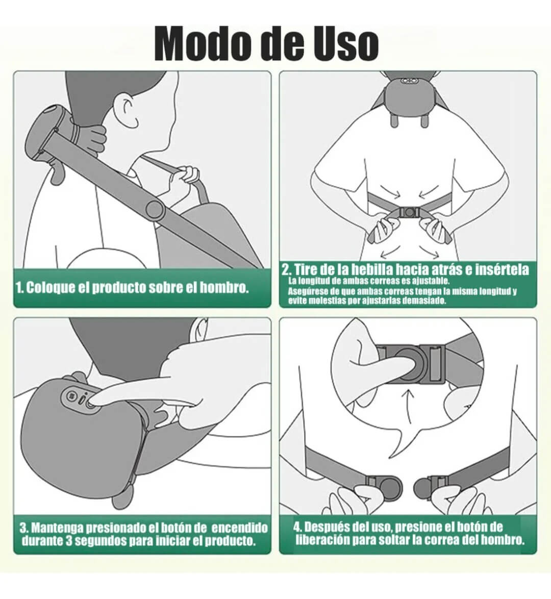Masajeador Cervical Inteligente – Alivio Profundo para Cuello y Hombros en Minutos