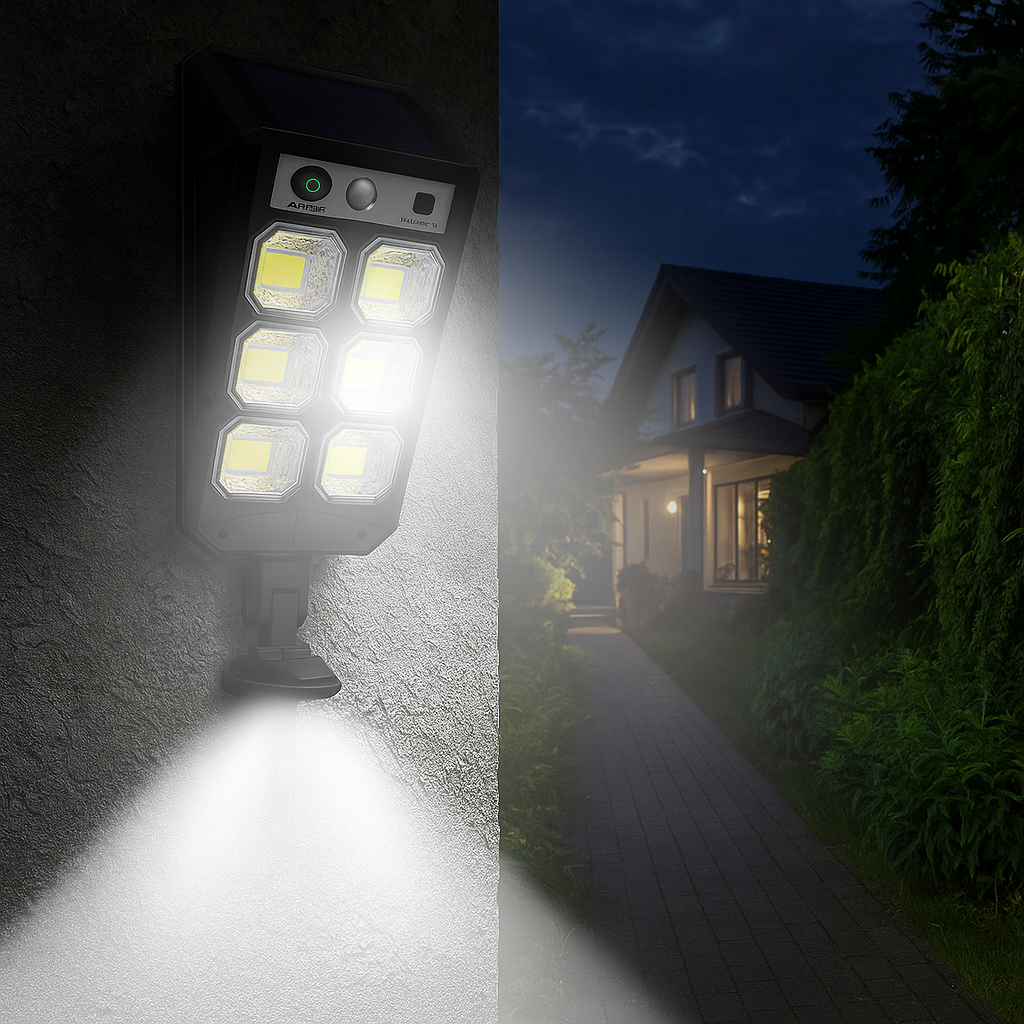 CBK - SOLAR SENSOR LIGHT 6LED