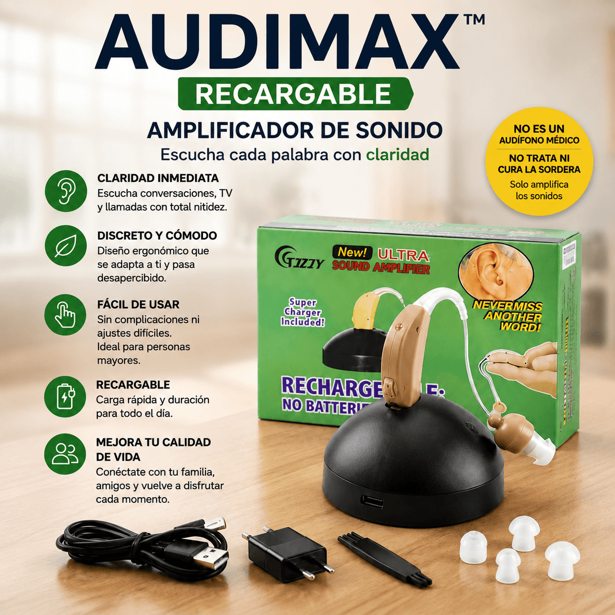 Audimax™ | Escucha con Mayor Claridad 👂🔥 2x1 por $39.990