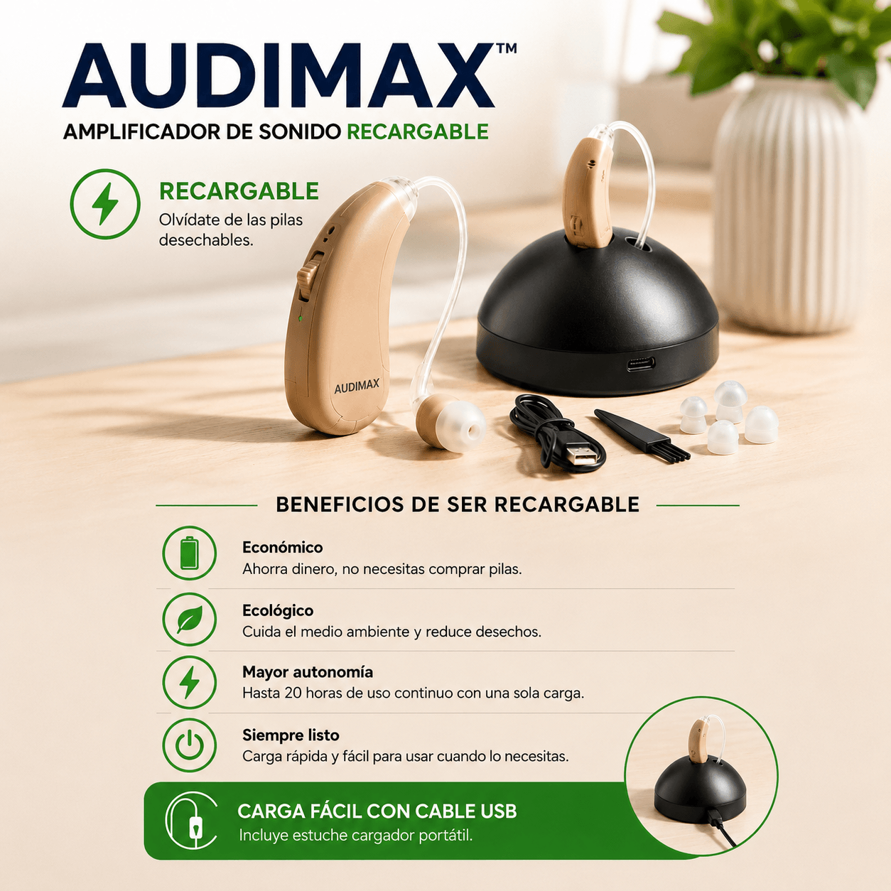 Audimax™ | Escucha con Mayor Claridad 👂🔥 2x1 por $39.990